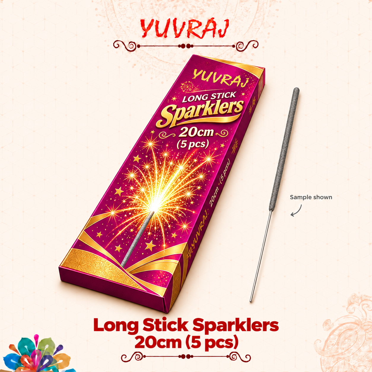 15cm Red Sparklers (10 pc)