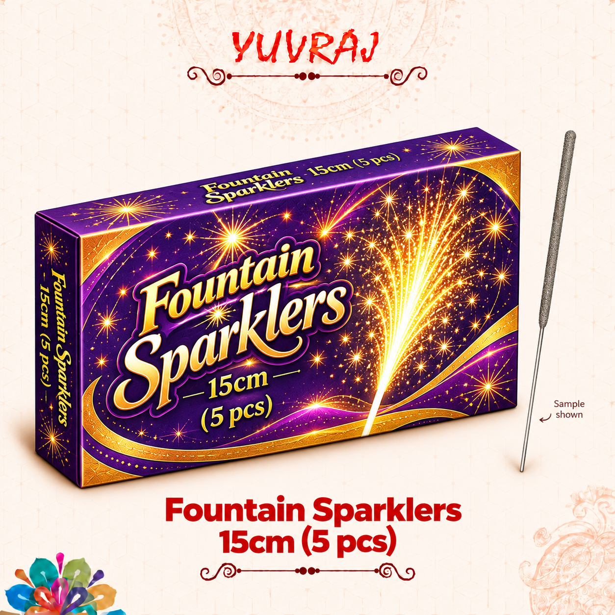 15cm Colour Sparklers (10 pc)