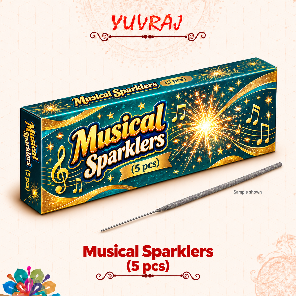 12cm Colour Sparklers (10 pcs)