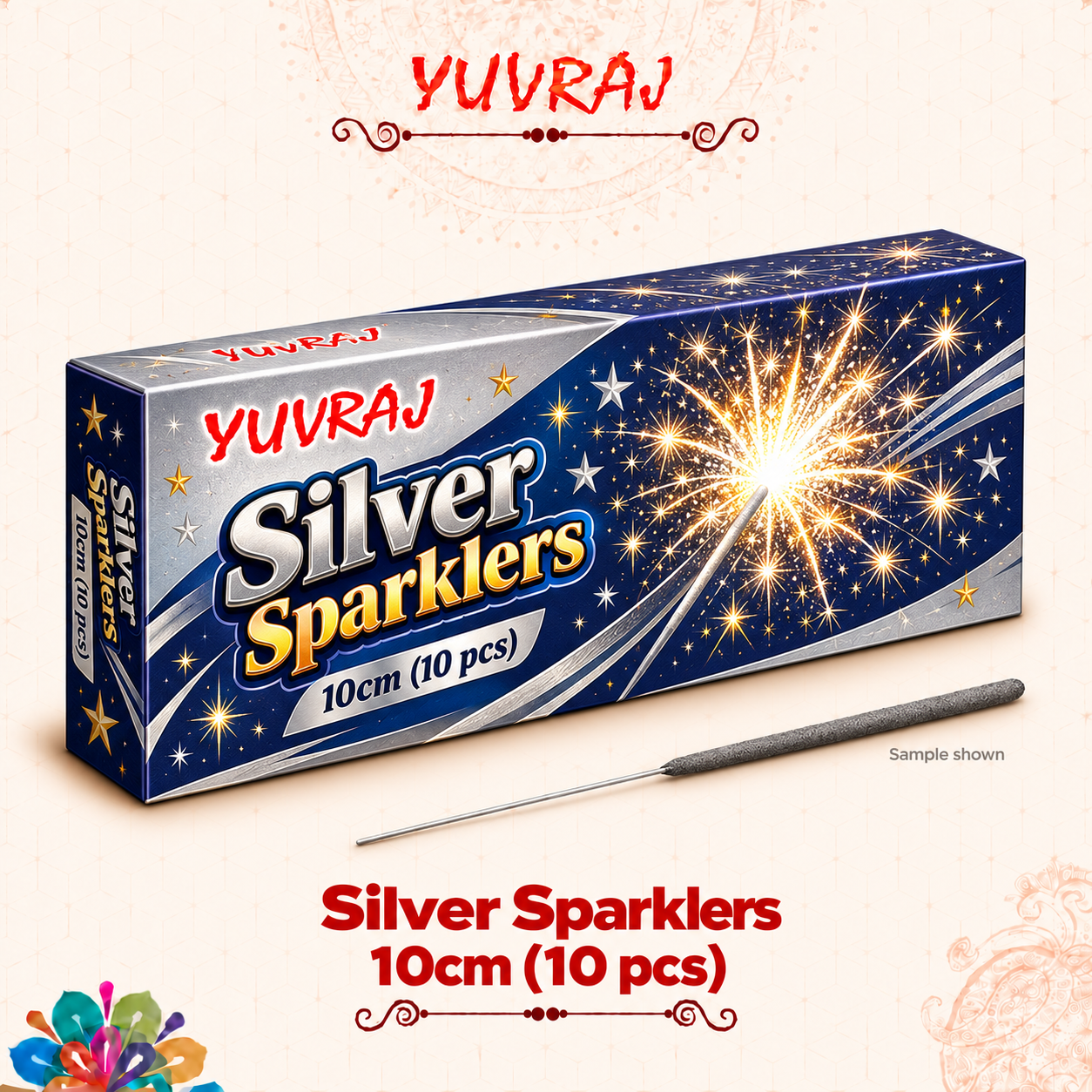 10cm Red Sparklers (10 pc)